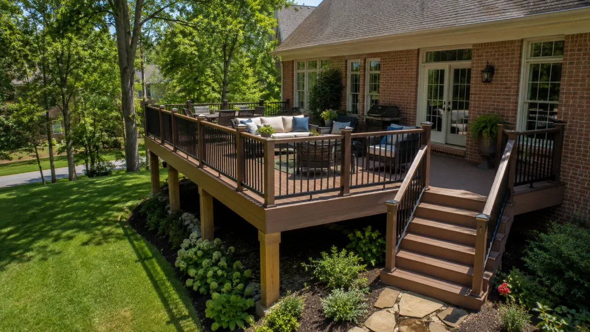 Decking project in Jeffersonville