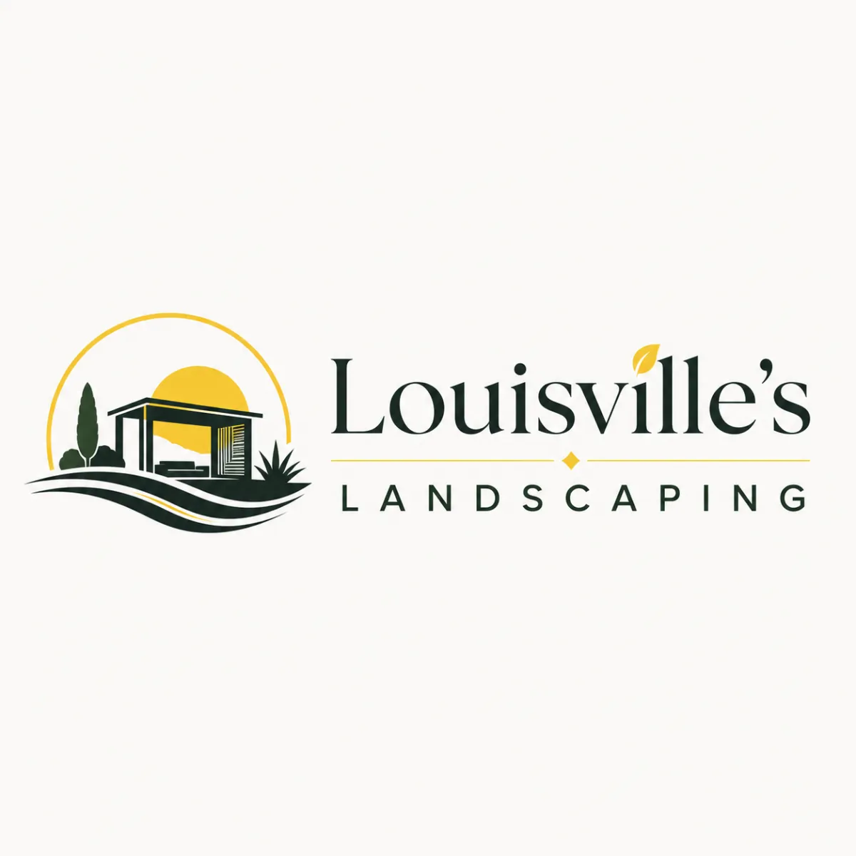 Louisville's landscaping logo