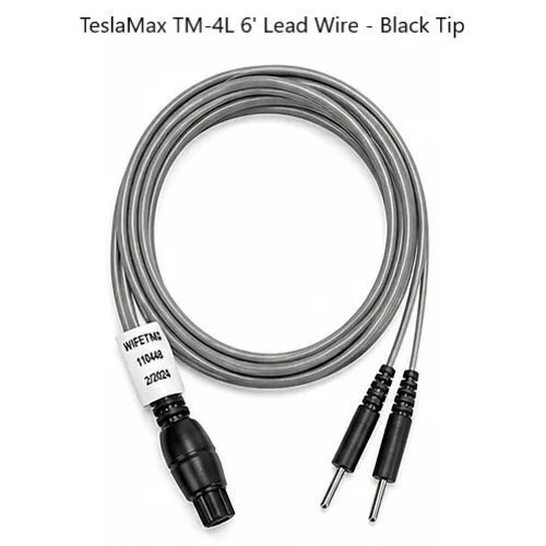 TeslaMax TM-4L 6' Lead Wire - Black Tip