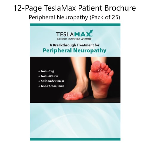 12-Page TeslaMax Patient Brochure, Peripheral Neuropathy (25PK)
