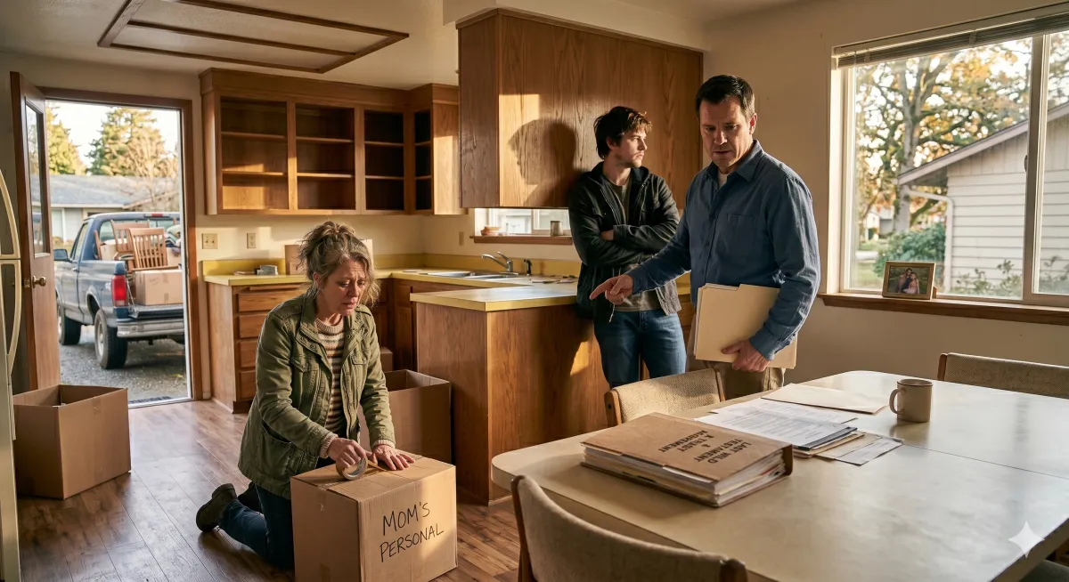 They Evicted Me After My Husband Died