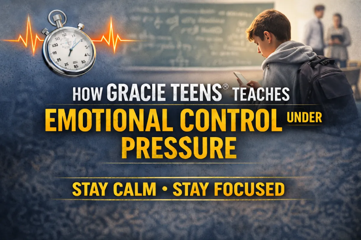 How Gracie Teens® Teaches Emotional Control Under Pressure