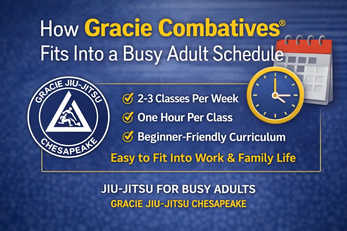How Gracie Combatives® Fits Into a Busy Adult Schedule