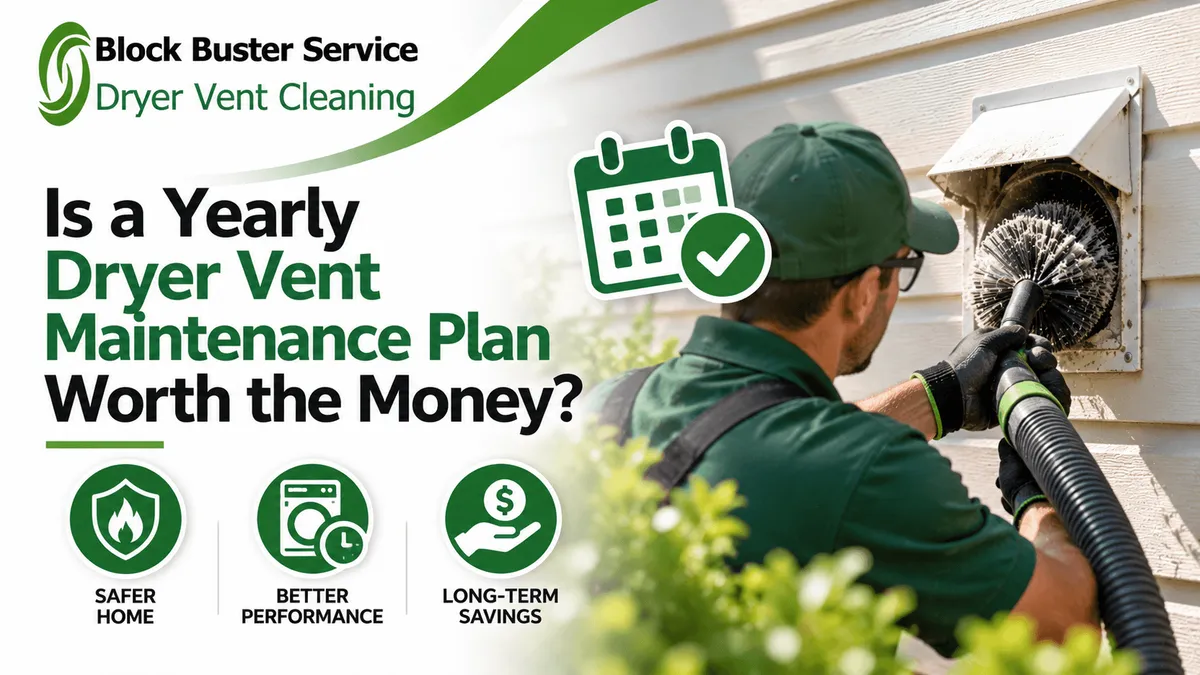  Is a Yearly Dryer Vent Maintenance Plan Worth the Money?