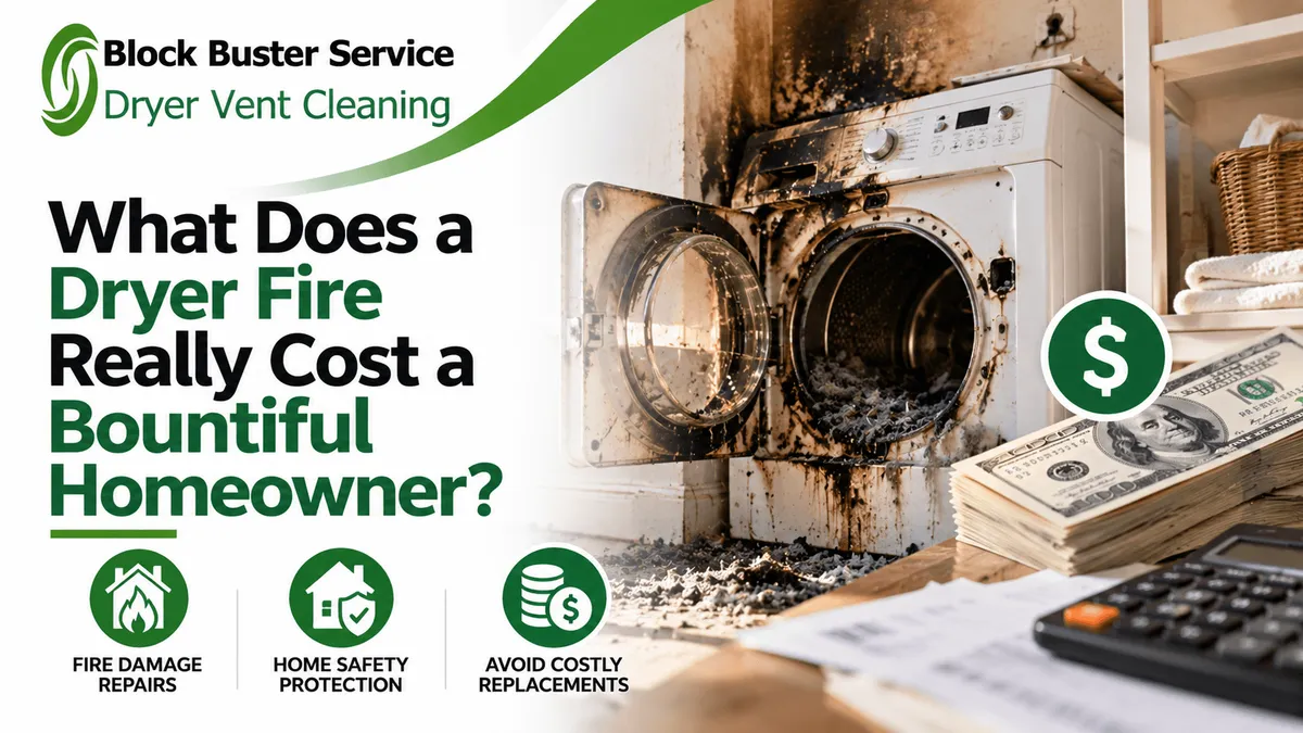 What Does a Dryer Fire Really Cost a Bountiful Homeowner?