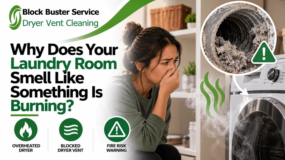 Why Does Your Laundry Room Smell Like Something Is Burning?