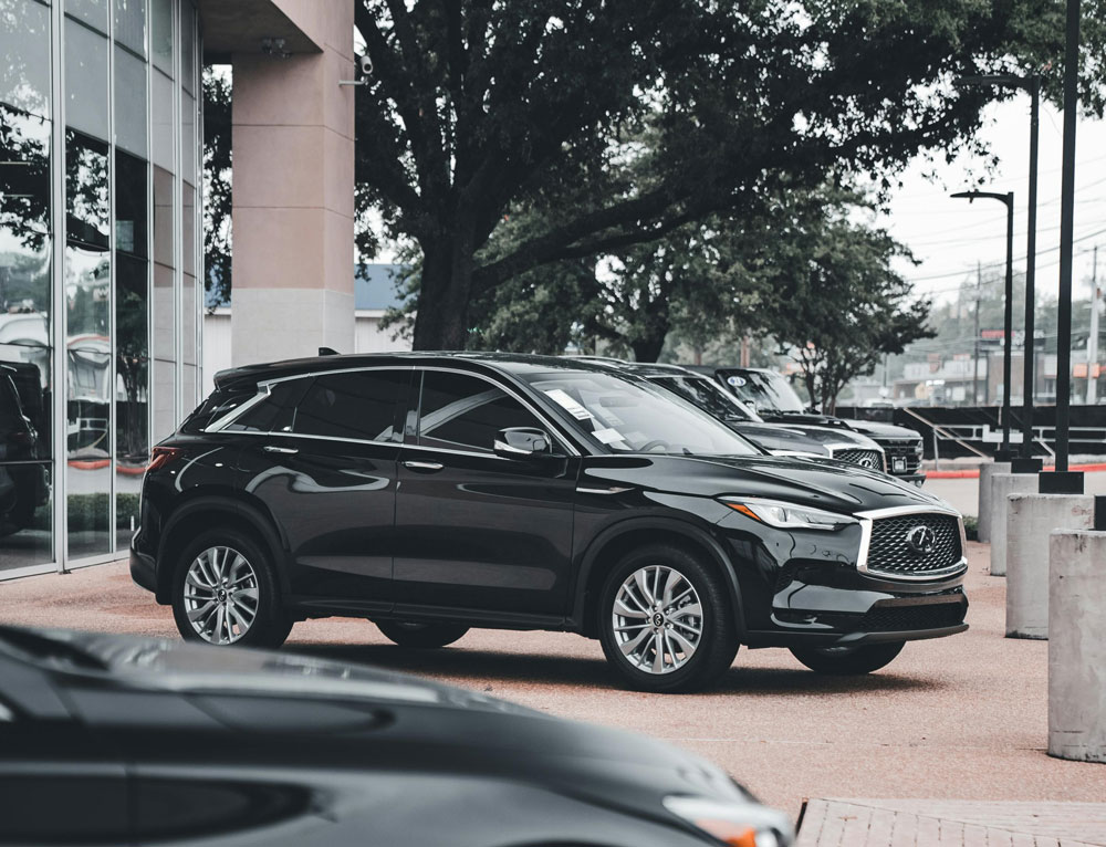 Black car available for financing at Drive Access in BC