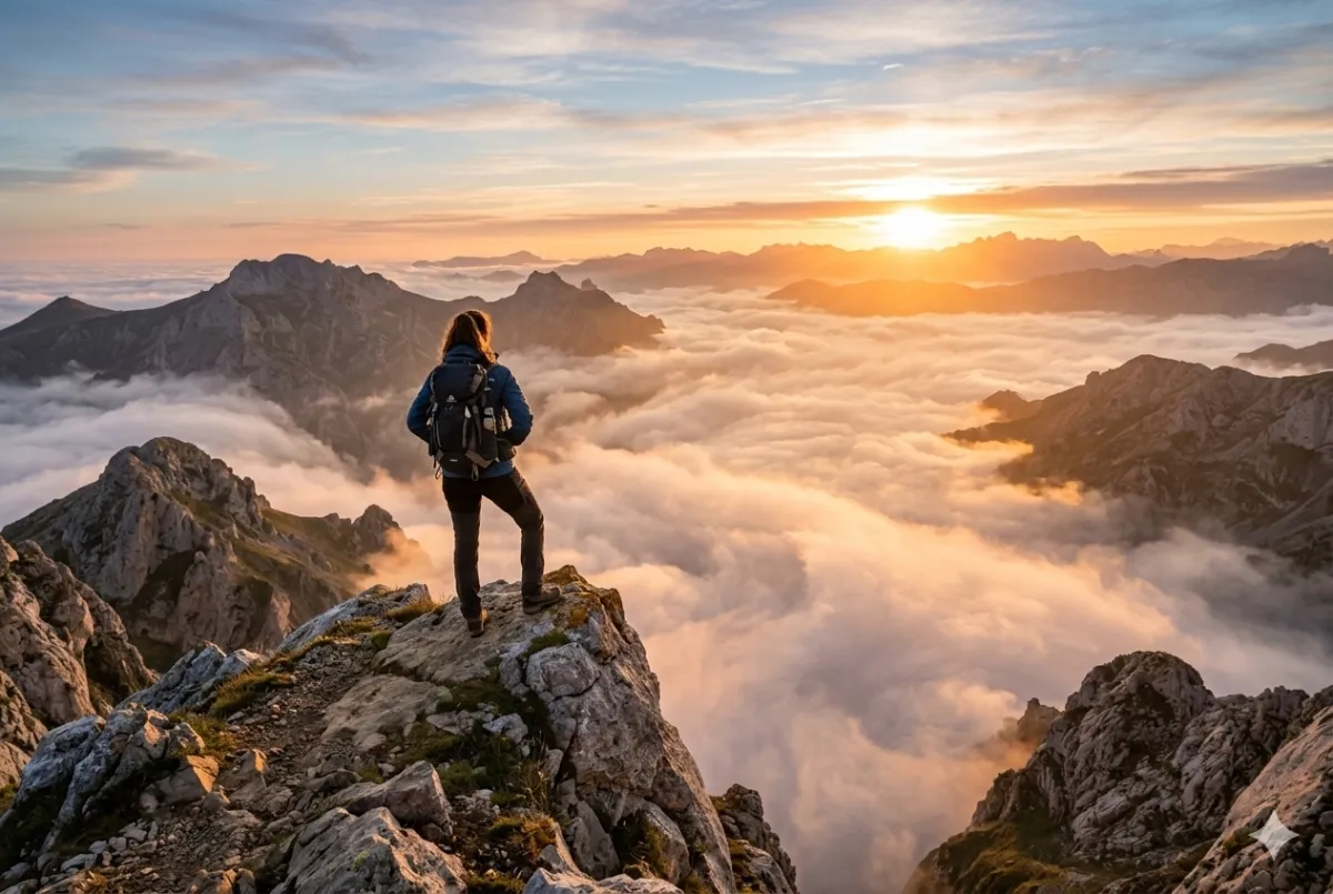 A wooden block spelling care on a table