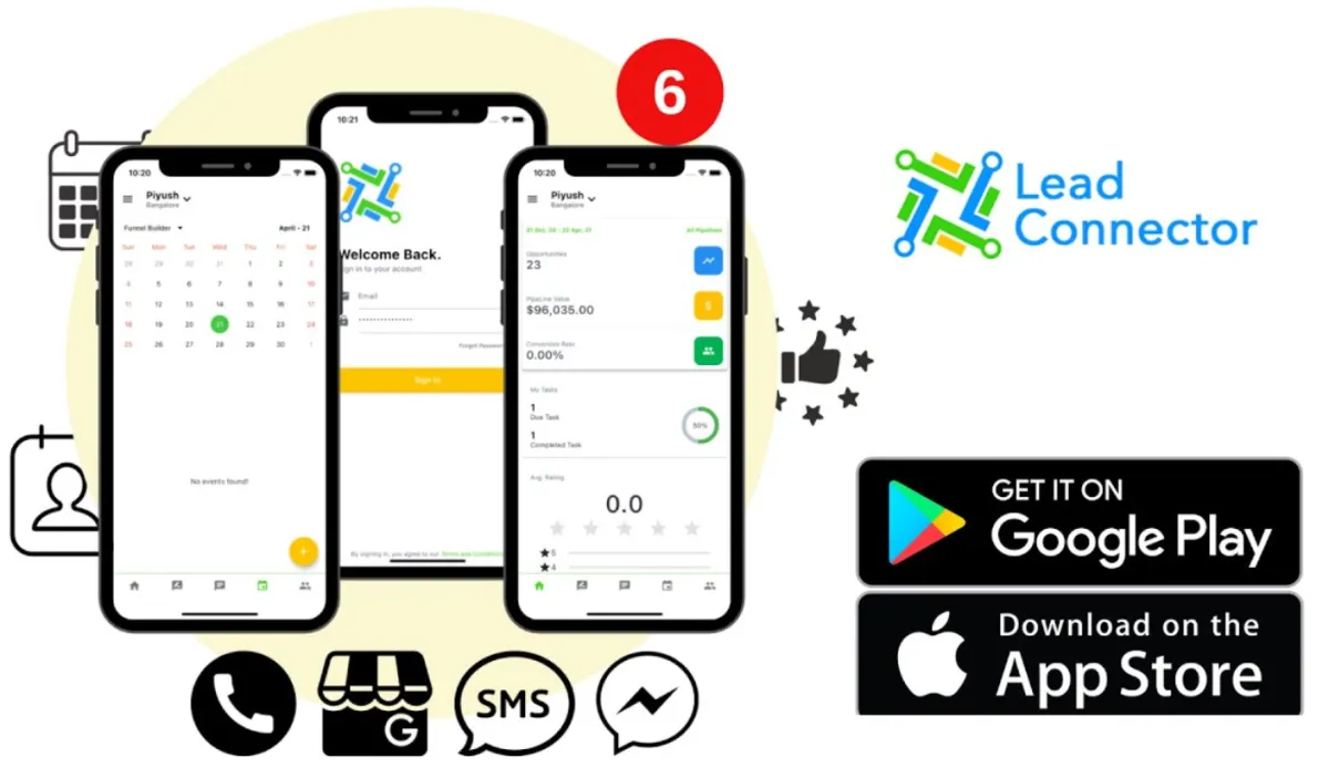 Lead Connector CRM Mobile App
