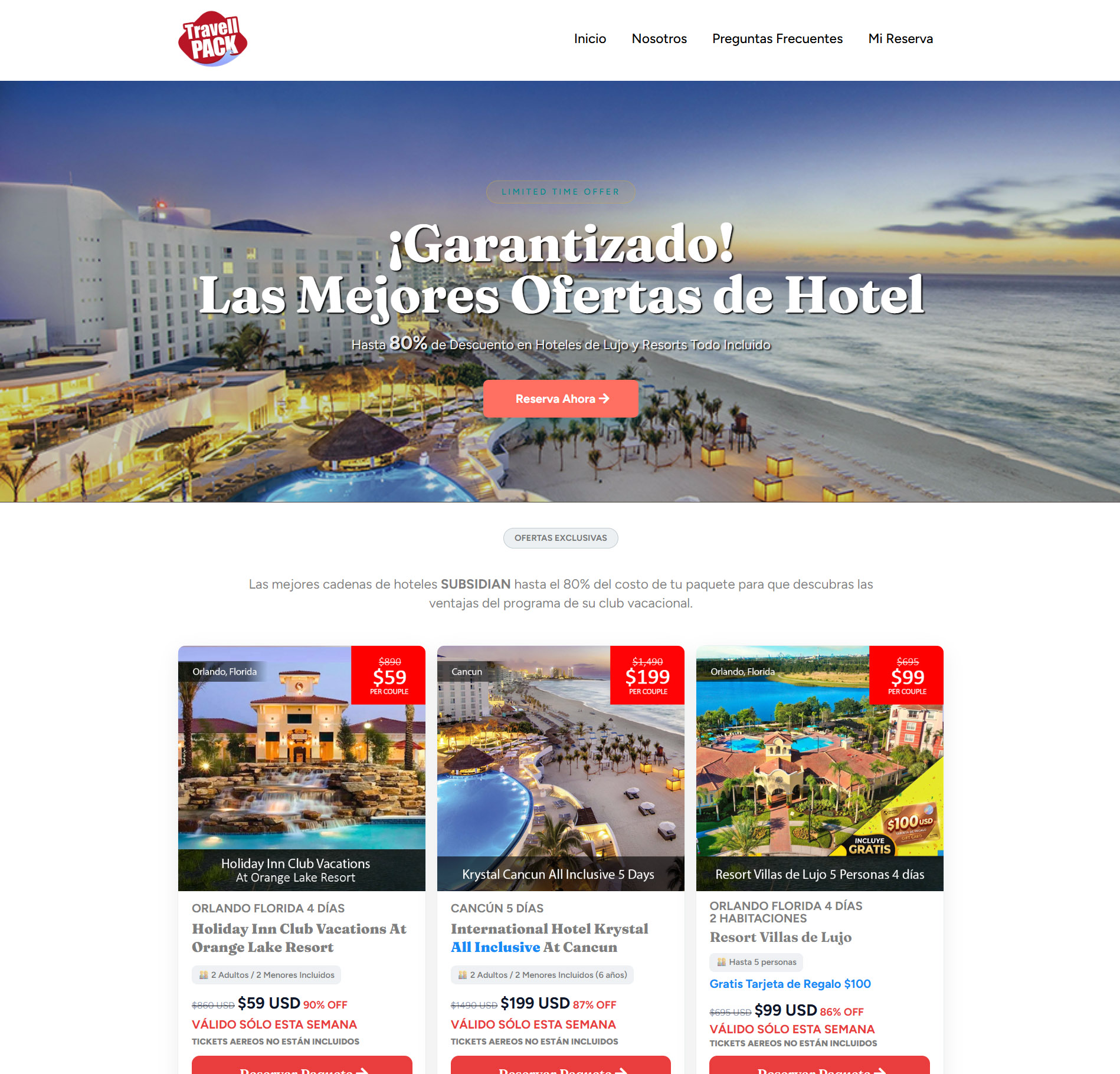 Preview de diseño web para MARCA 2