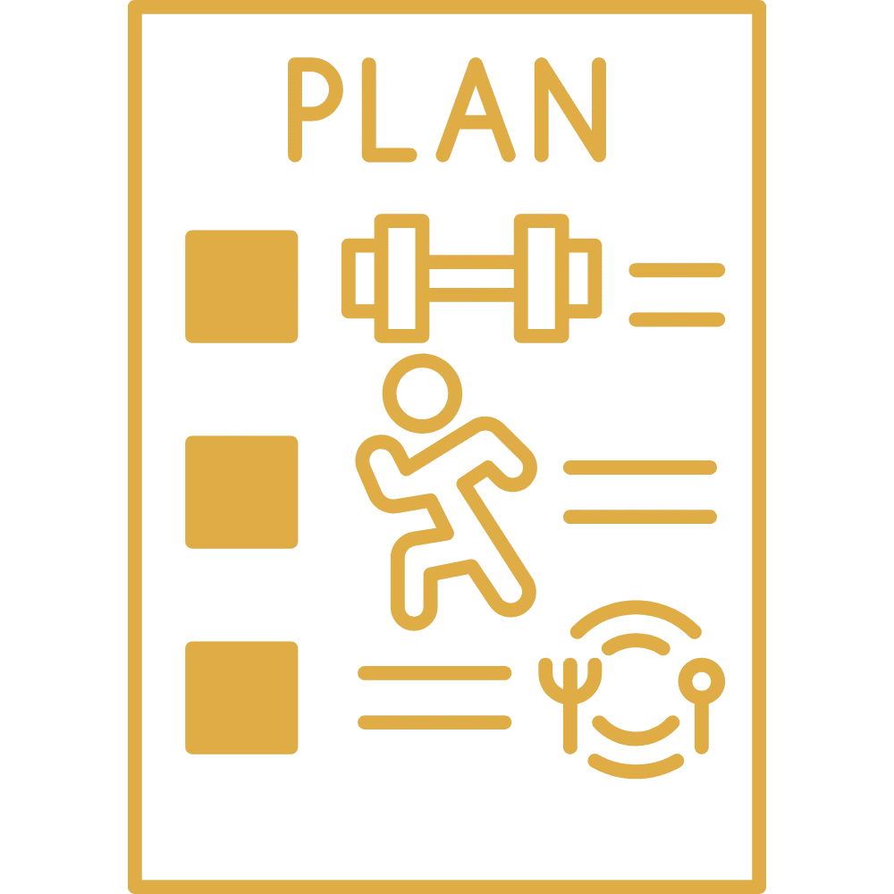 personal fitness plan icon