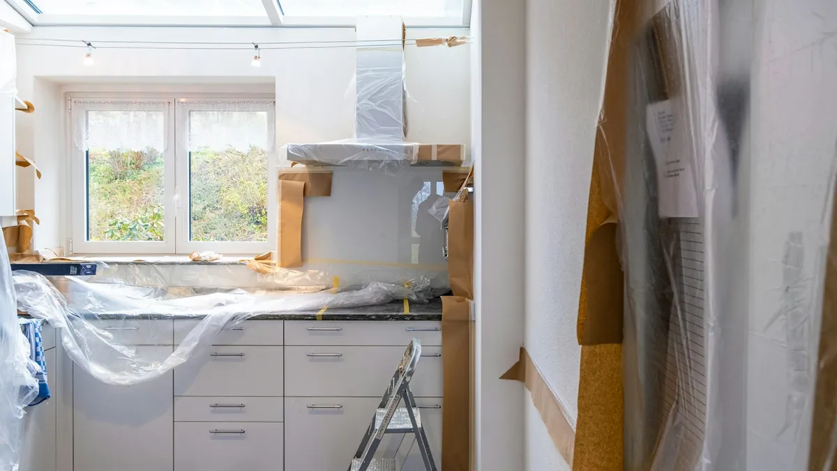 Home renovation in progress
