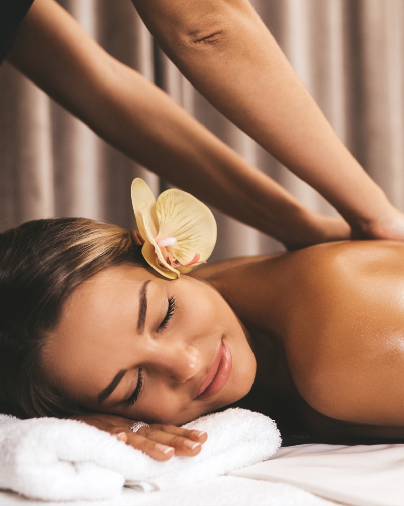 Interior of showcasing a calm, clean, and welcoming spa environment