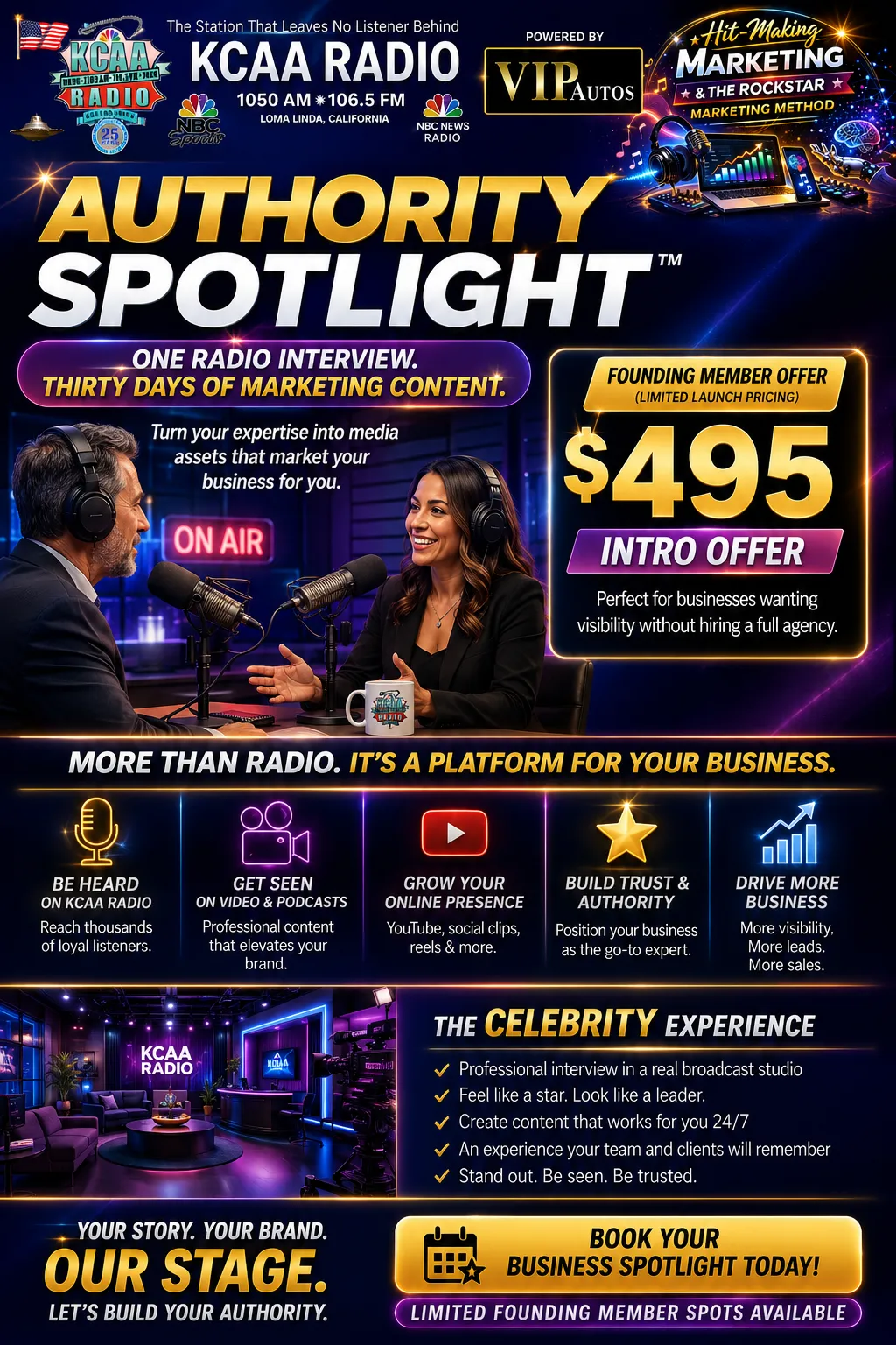KCAA Radio NBC News Radio Station in Loma Linda, California - Featured Marketing Partnership