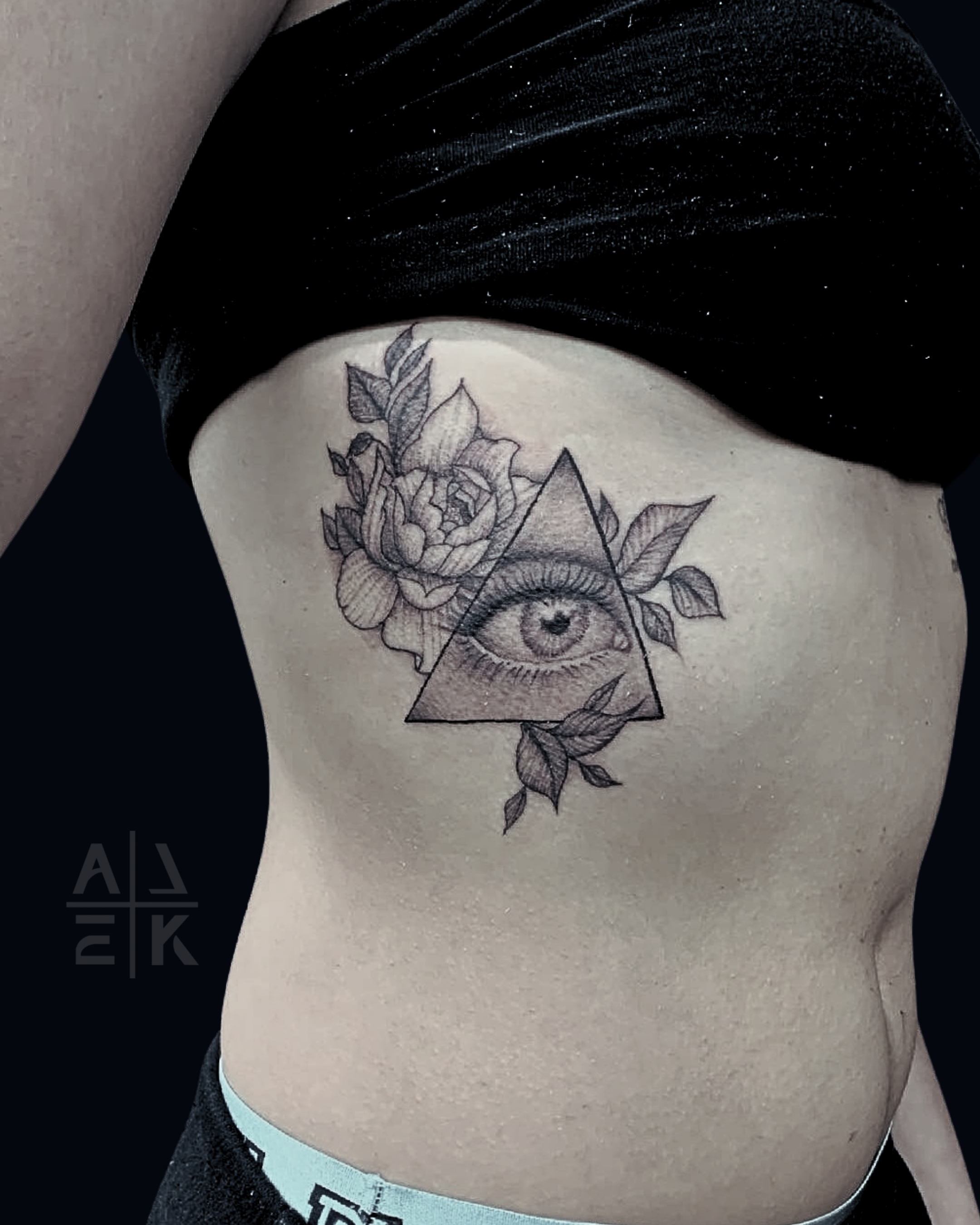 St. Michael the Archangel tattoo in black & gray realism — divine composition symbolizing protection & strength. By Alek the Saint, Oceanside, Ca