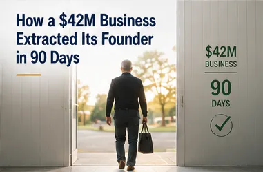 How a $42M Manufacturing Business Extracted Its Founder in 90 Days