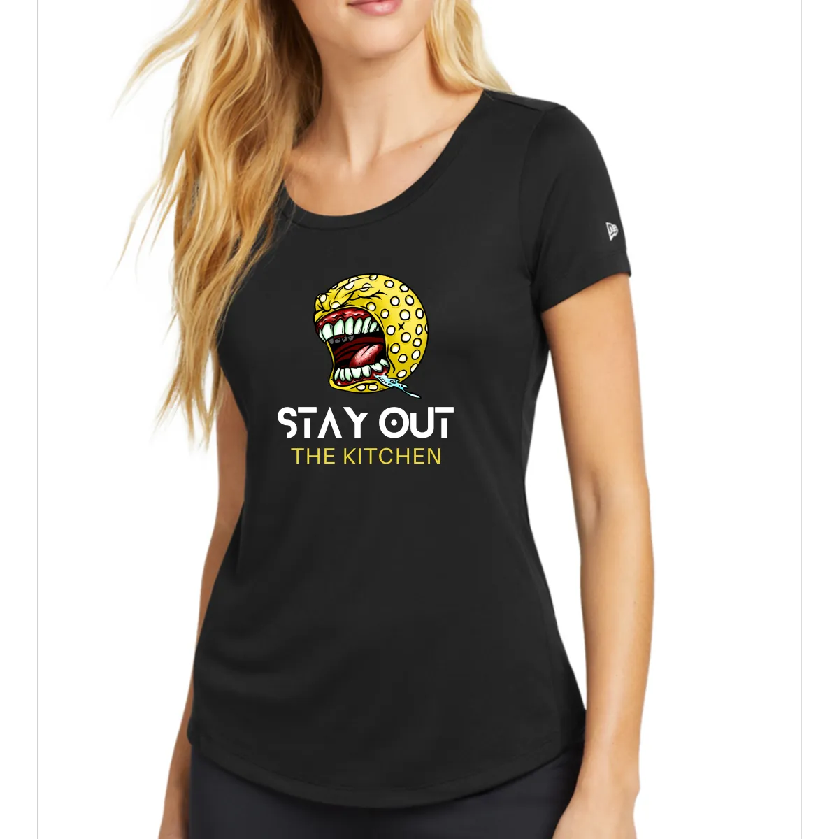 Stay Out the Kitchen women's pickleball shirt