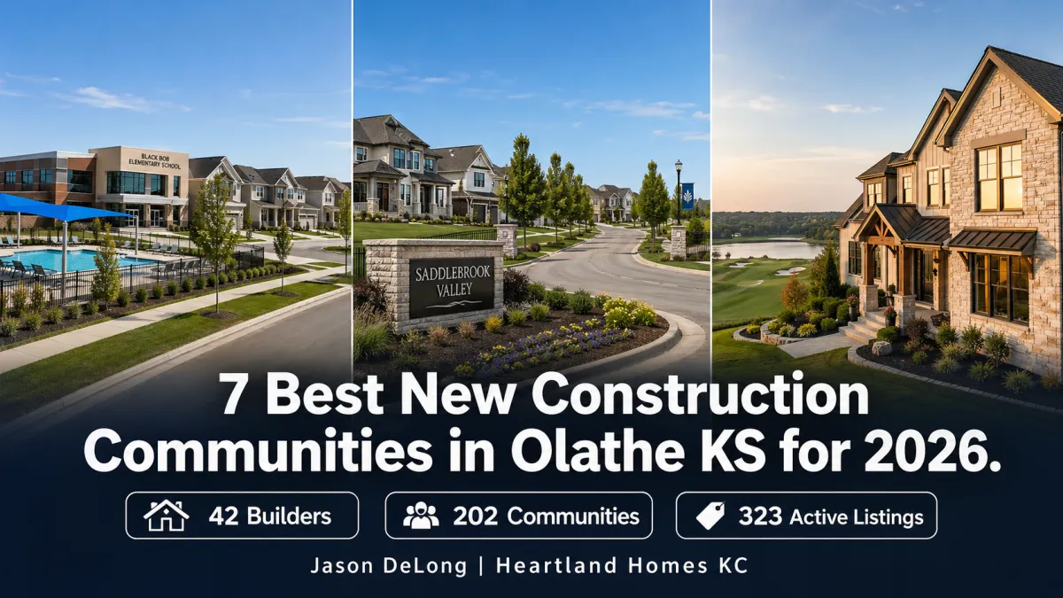 7 Best New Construction Communities in Olathe KS for 2026