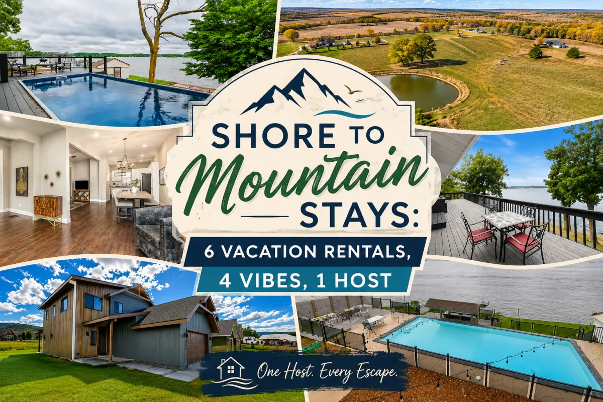 Shore to Mountain Stays: 6 Vacation Rentals, 4 Vibes, 1 Host