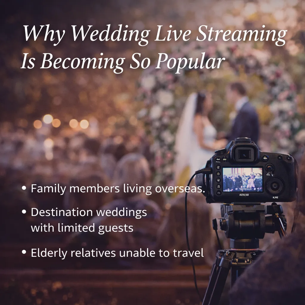 wedding live streaming Sydney