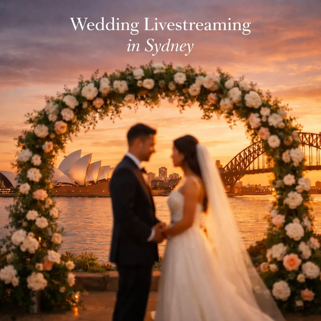 wedding live streaming Sydney