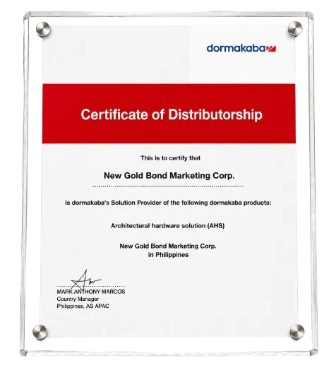 Dormakaba Philippines Official Distributor