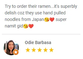 Single Google Review