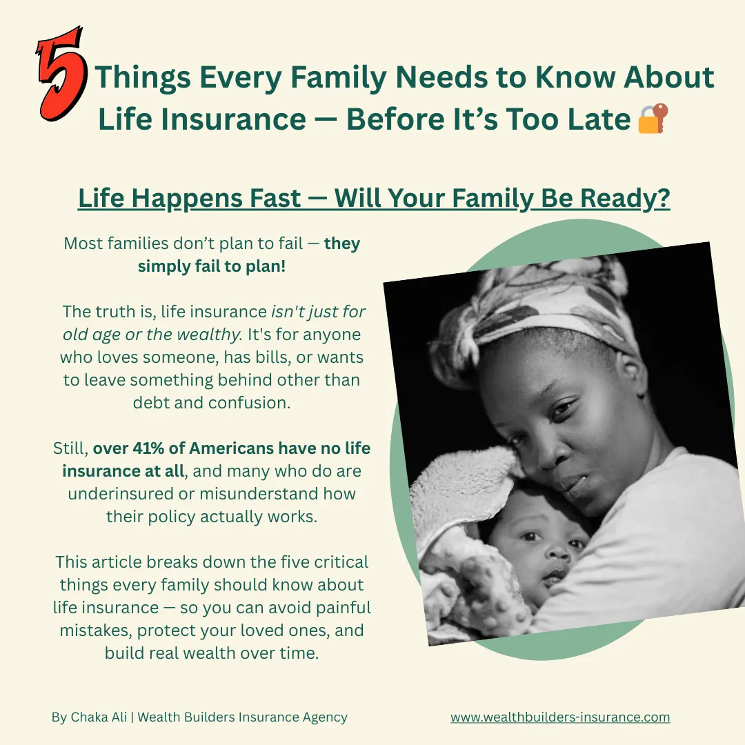5 Things every family needs to know about life insurance - BEFORE IT'S TOO LATE, Introduction page
