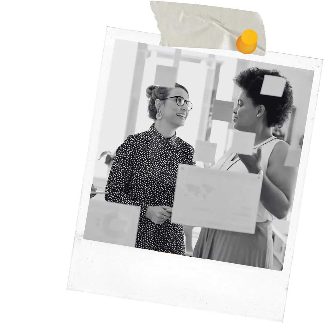 Group of women collaborating during a live Mentorship Program session at Empower Her