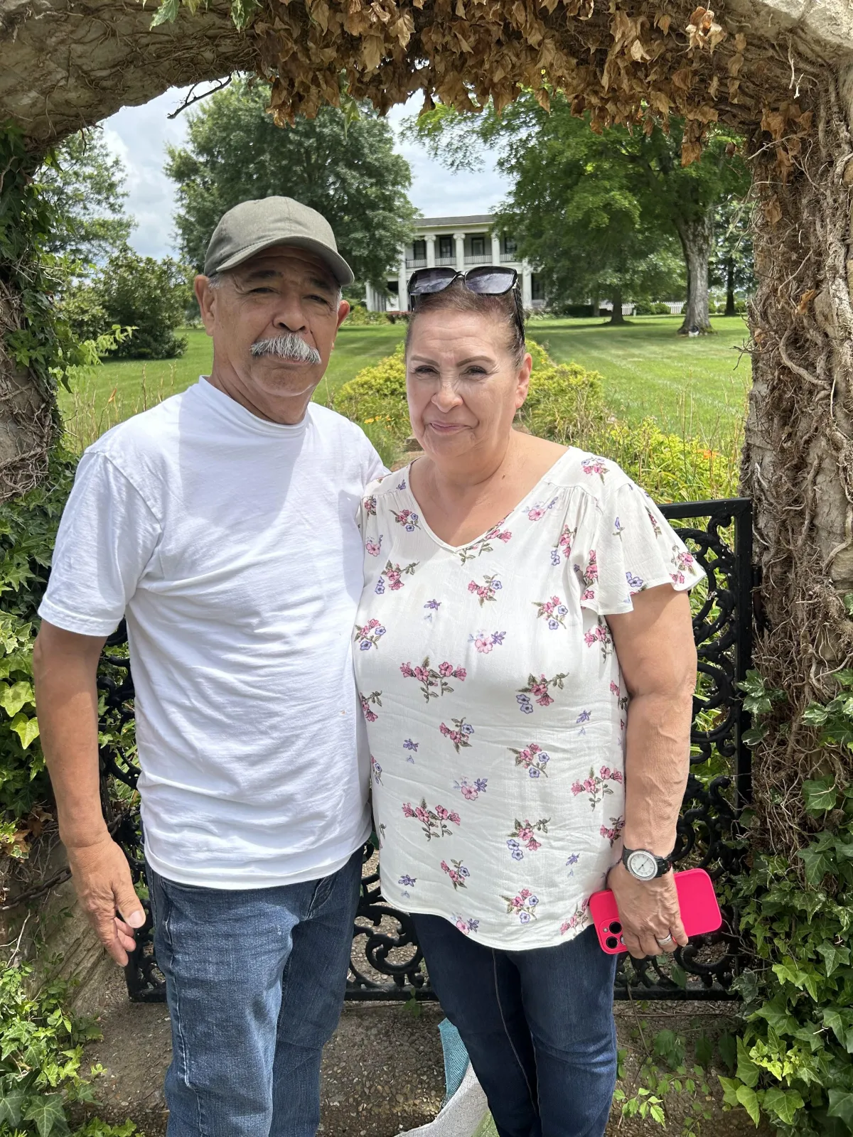 Freddy Castrejon, owner of Freddy Castrejon Painting, with his wife, showcasing their family-run painting business with strong values and dedication to quality service