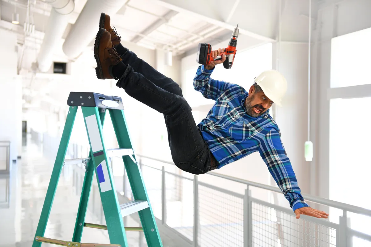 Workers comp fall off ladder