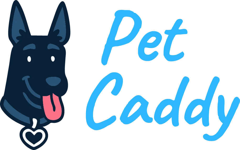 Brand Logo with Pet Caddy and Mascot Kahn the Belgian Malinois