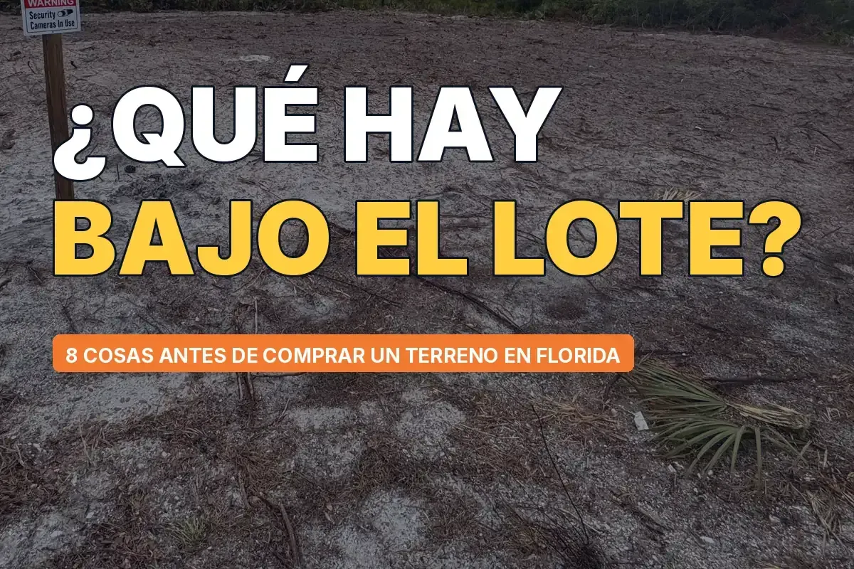 Qué verificar antes de comprar un terreno en Florida (checklist 2026)