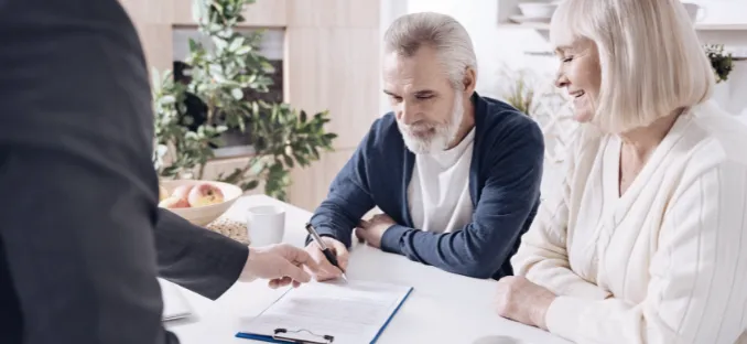 Well qualified home buyer looking over home financing options