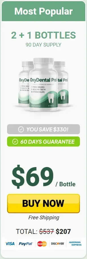 Buy OxyDental Pro 3 Bottle