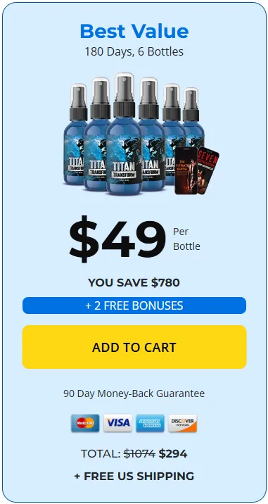 Buy TitanTransform 6 Bottle