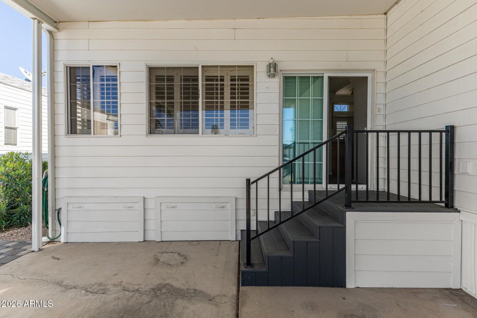 steps leading to front door