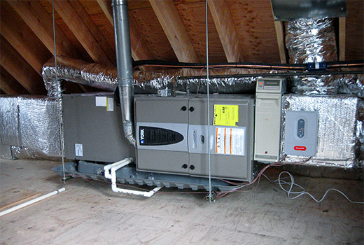 Professional furnace installation service in Pittsburgh home