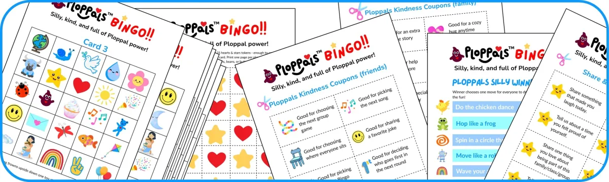 Ploppals Bingo  when fun is free and connection is priceless