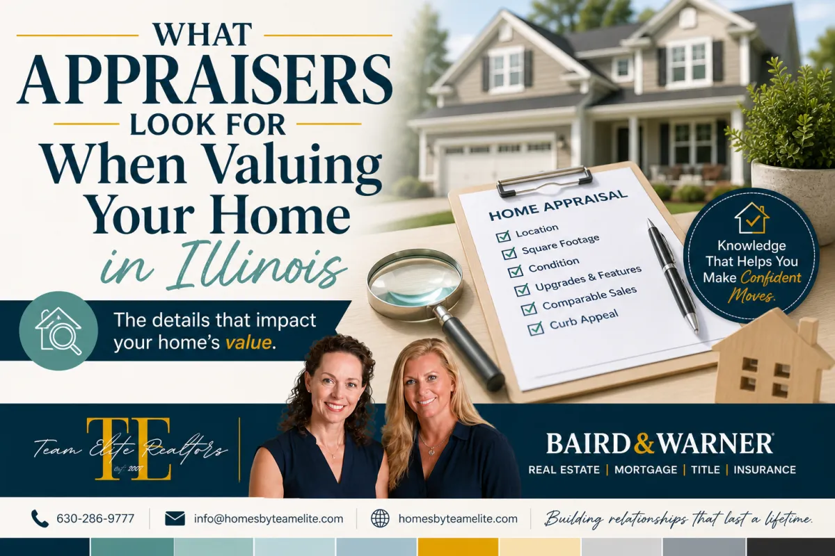 What Appraisers Look for When Valuing Your Home in Illinois
