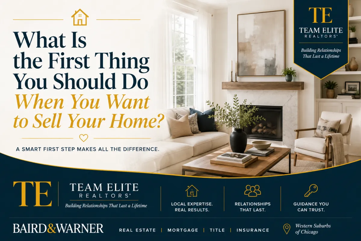 What Is the First Thing You Should Do When You Want to Sell Your Home?