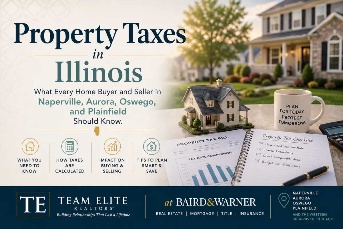 Property Taxes in Illinois: What Every Home Buyer and Seller in Naperville, Aurora, Oswego, and Plainfield Should Know