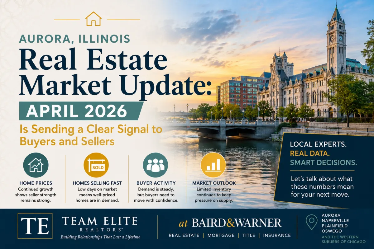 Aurora Illinois Real Estate Market Update: April 2026 Is Sending a Clear Signal to Buyers and Sellers