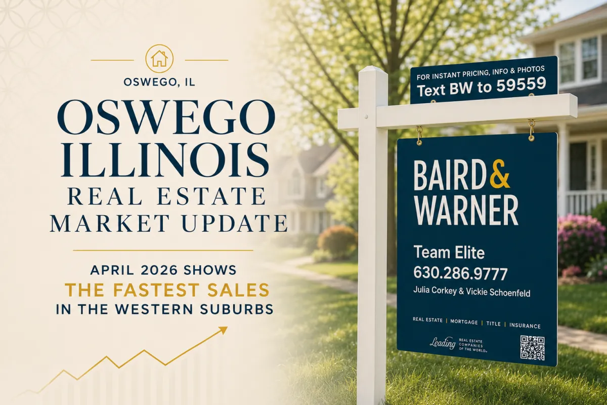 Oswego Illinois Real Estate Market Update: April 2026 Shows the Fastest Sales in the Western Suburbs