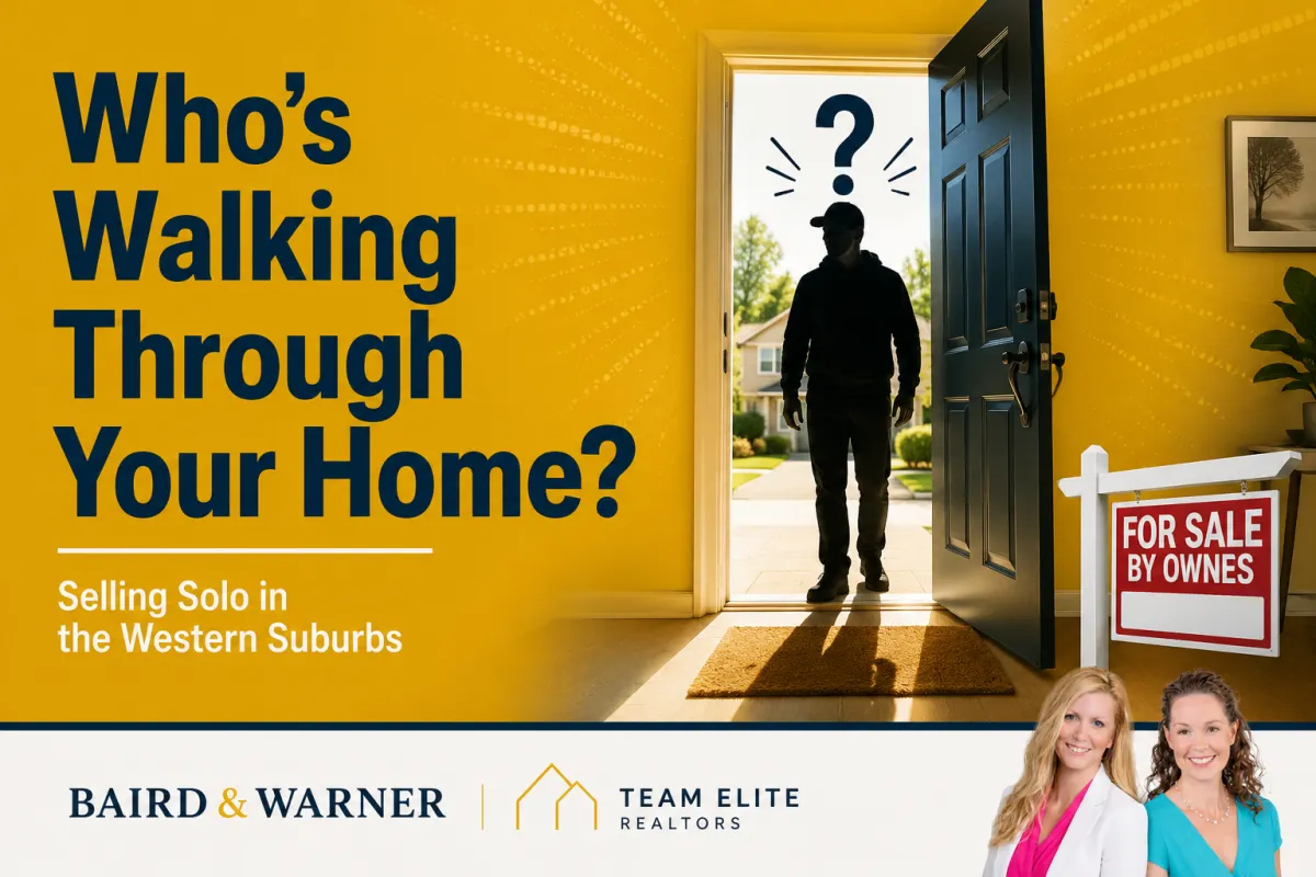 Selling Solo in the Western Suburbs? Here's Who Walks Through Your Home and Who Negotiates Against You
