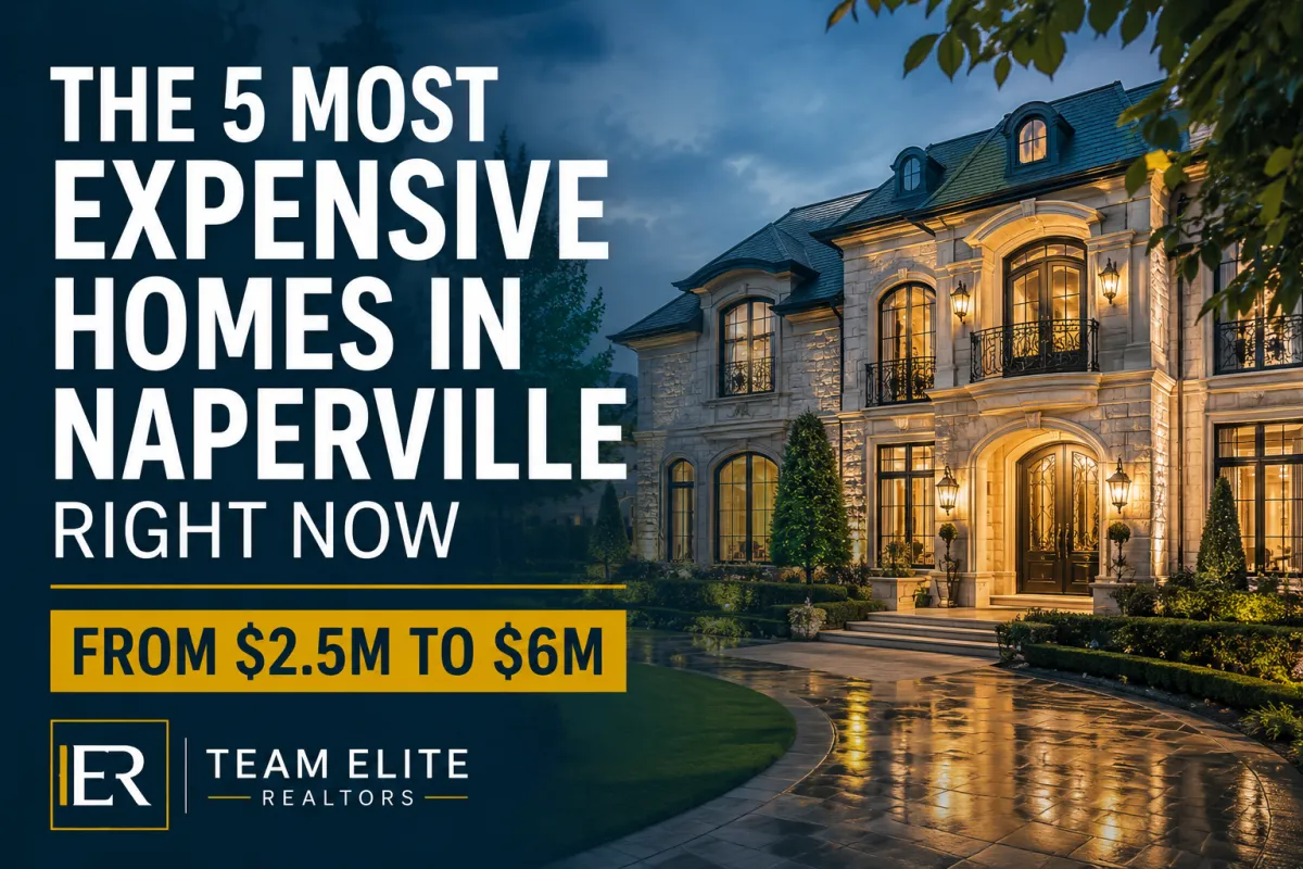 The 5 Most Expensive Homes for Sale in Naperville, Illinois Right Now