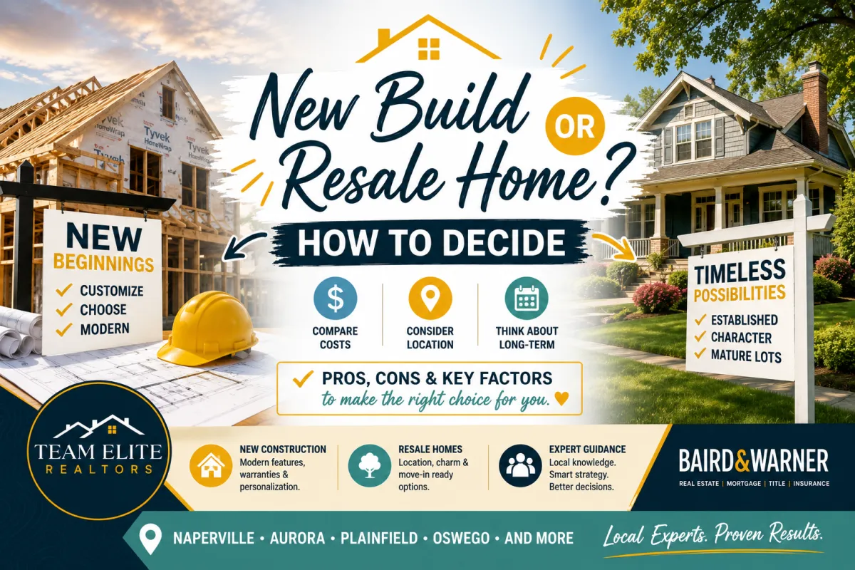 New Build or Resale Home? How to Decide in Oswego and Plainfield