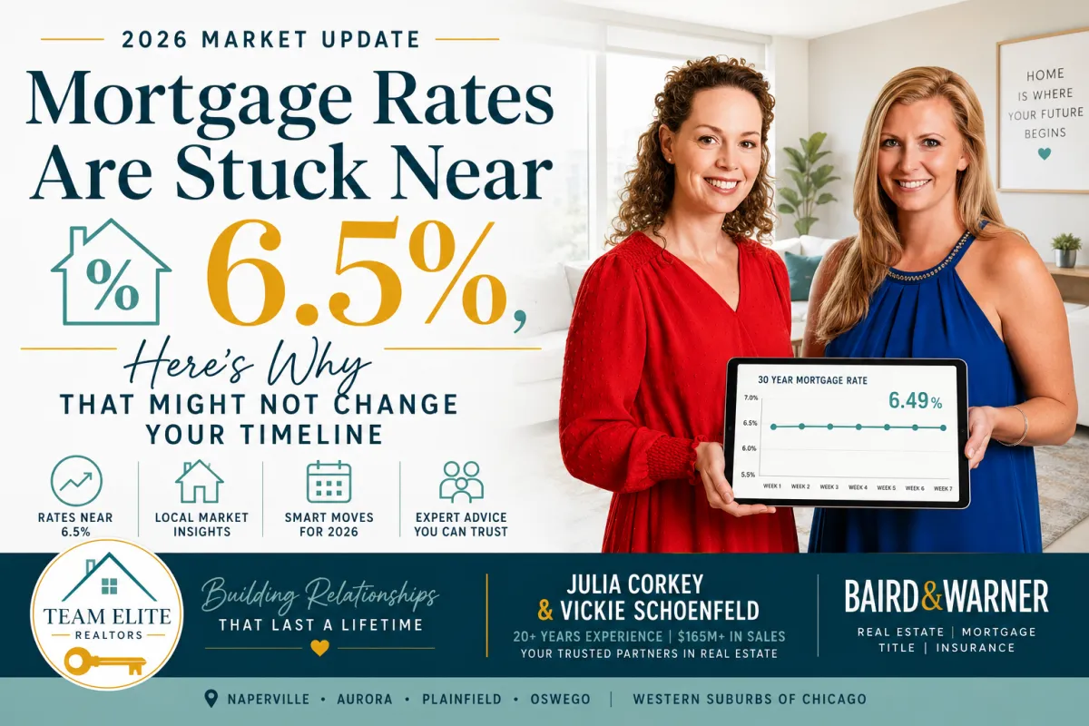 Mortgage Rates Are Stuck Near 6.5%, Here's Why That Might Not Change Your Timeline
