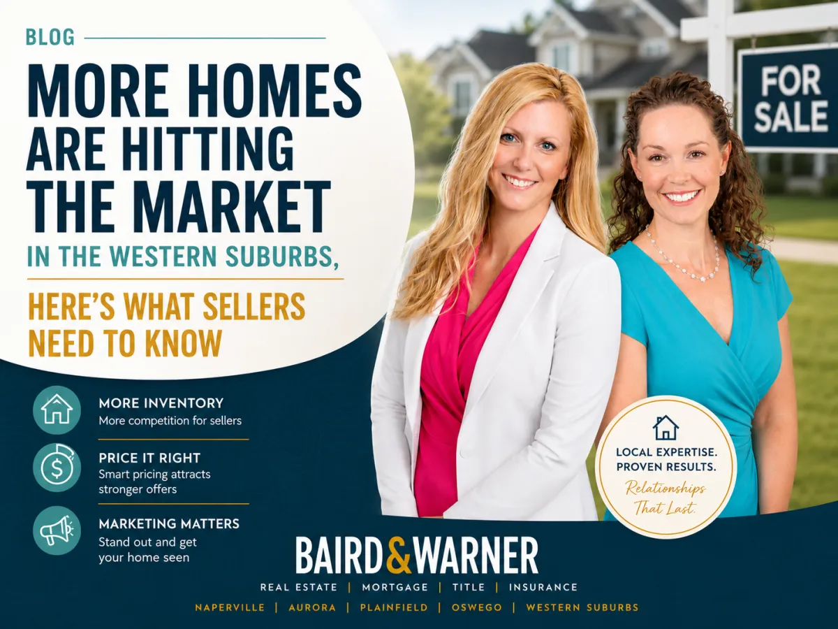 More Homes Are Hitting the Market in the Western Suburbs, Here's What Sellers Need to Know
