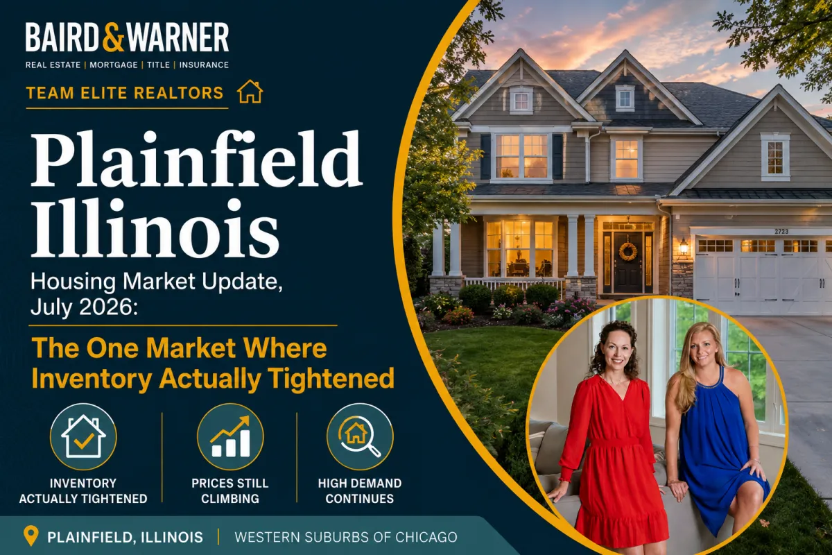 Plainfield Illinois Housing Market Update, July 2026: The One Market Where Inventory Actually Tightened